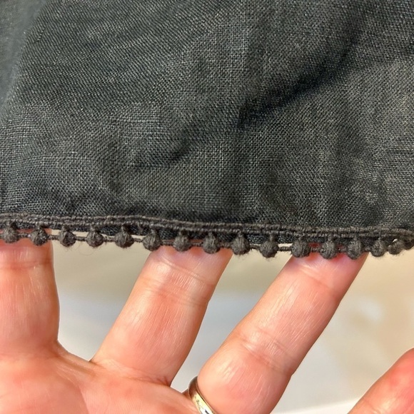 J. Jill Love Linen High Low Black Dress - Picture 7 of 8